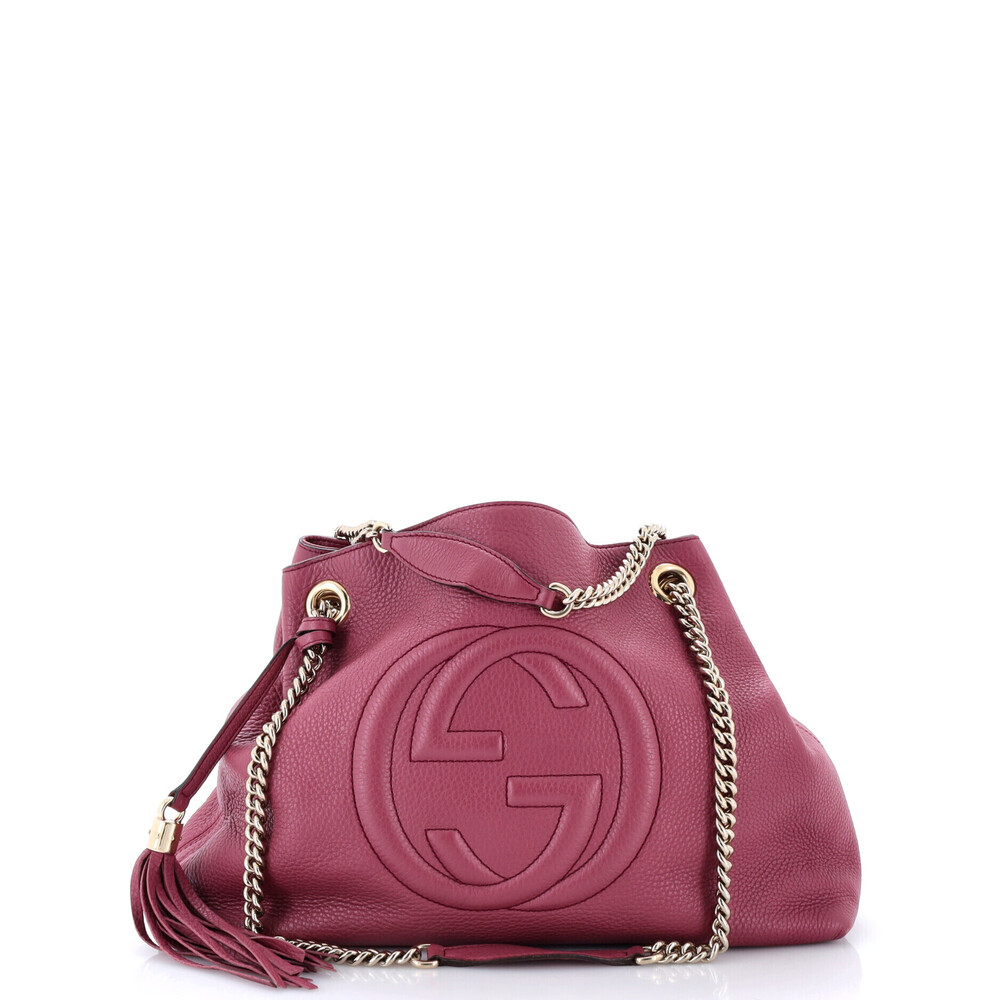 Gucci Medium Soho Chain Strap Shoulder Bag Leather